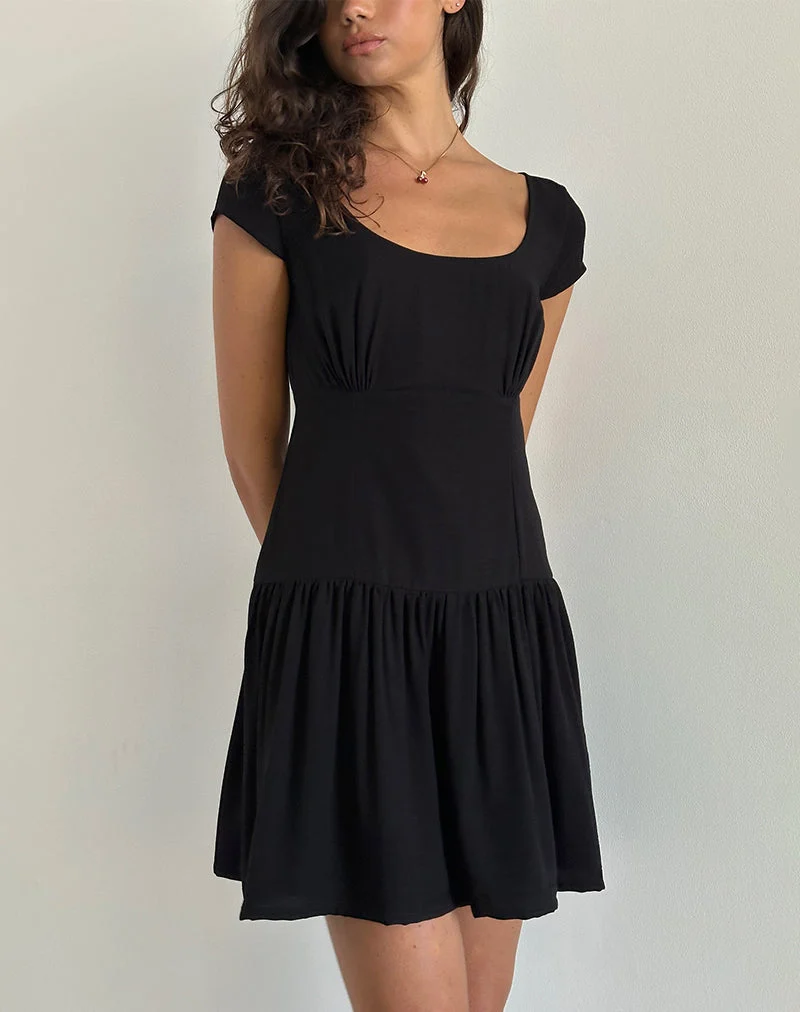 Ohayo Minikleid in Schwarz