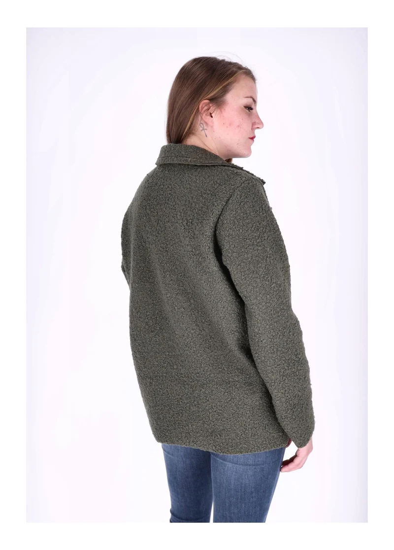 Splash of Color Bouclé Kurzjacke Damen