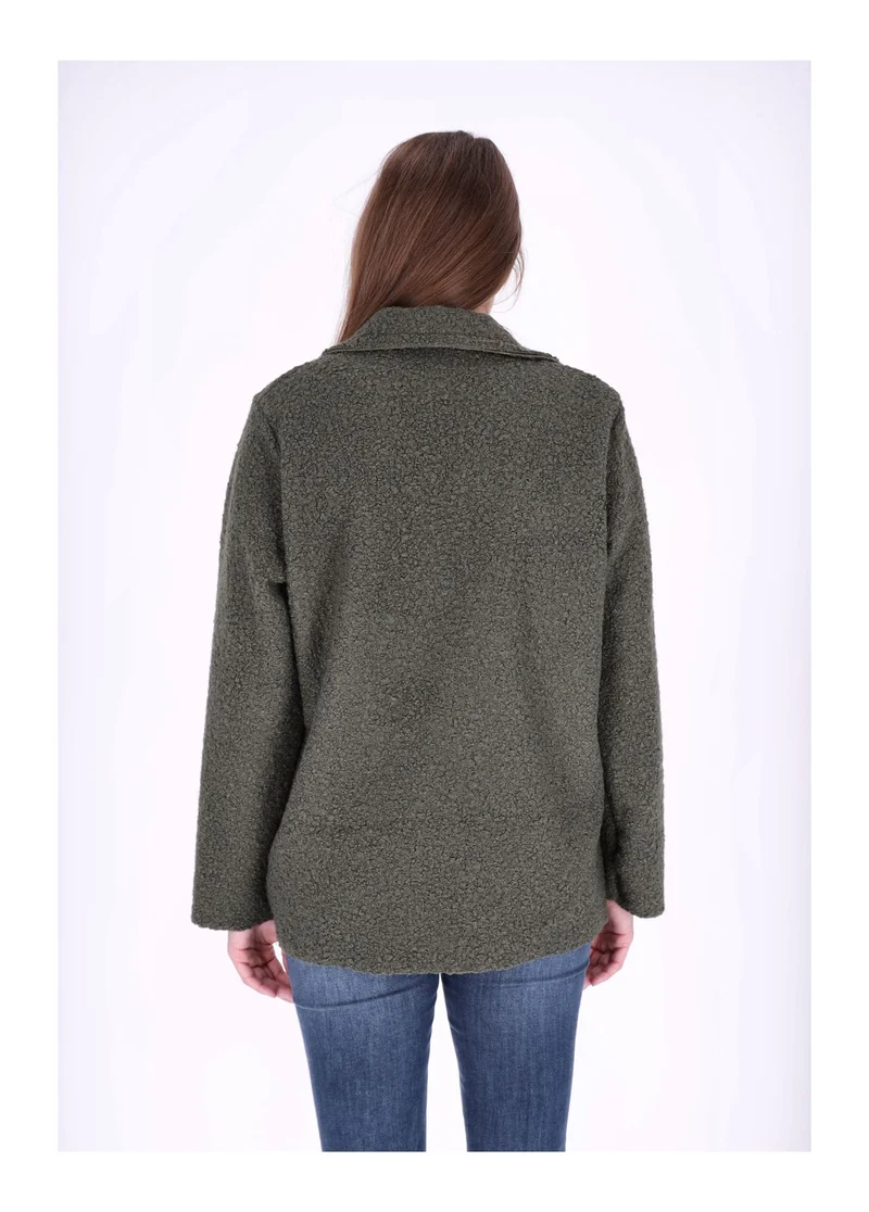 Splash of Color Bouclé Kurzjacke Damen