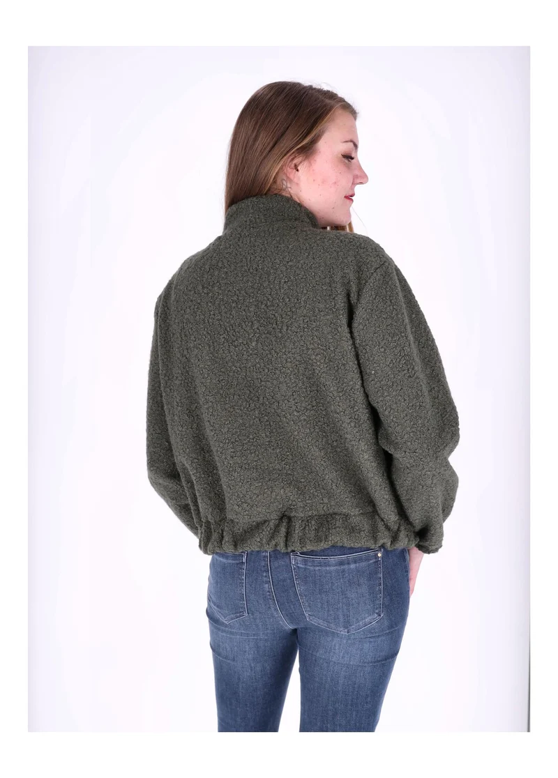 Bundjacke Damen Bouclé