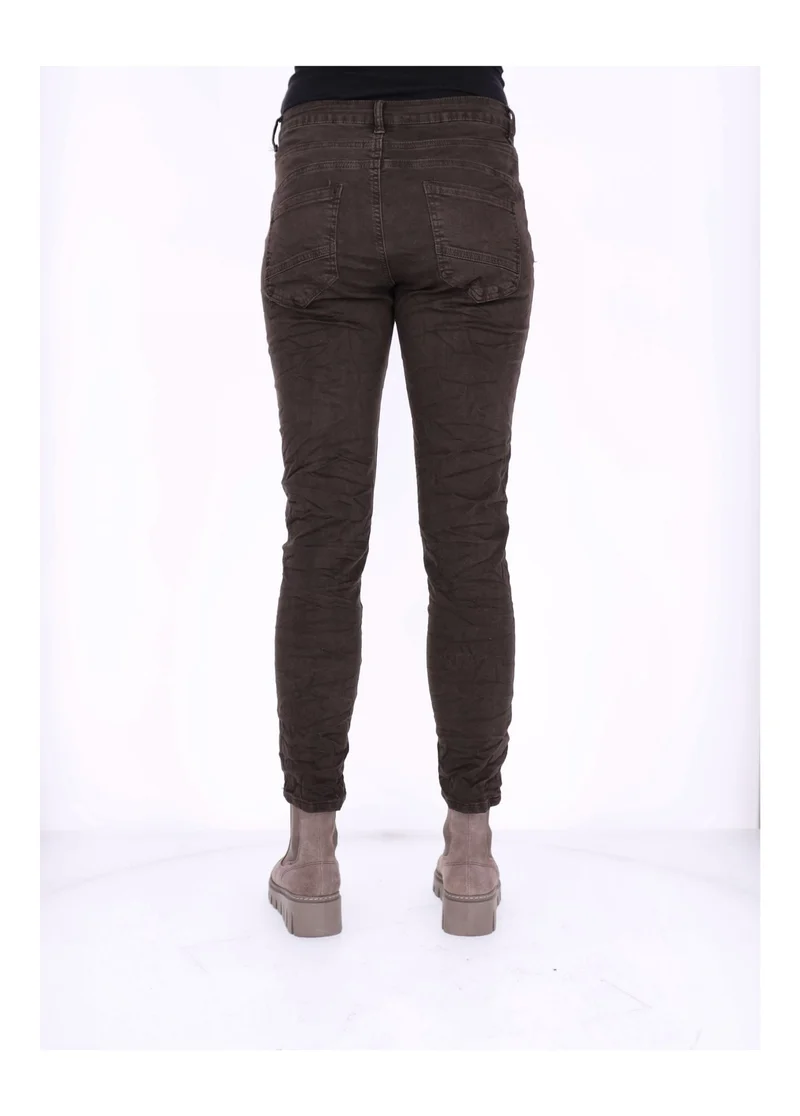 Splash of Color Damen-Jeans Knopfleiste