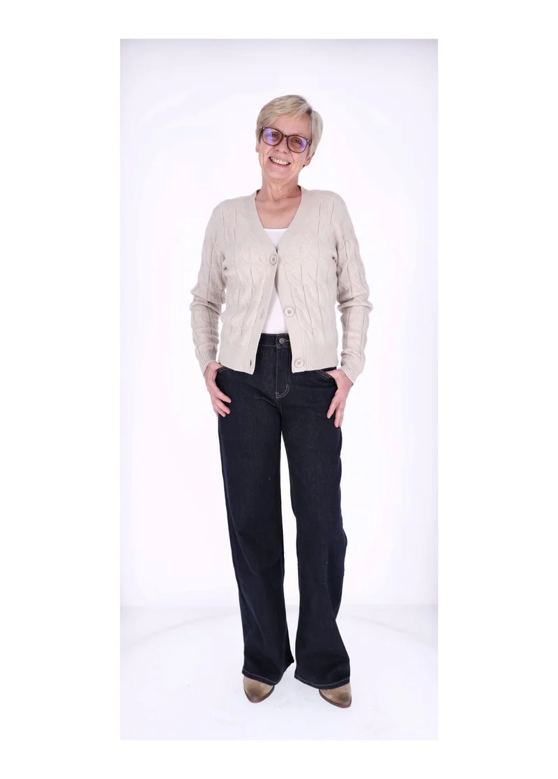 Splash of Color Damen Wide Leg Jeans