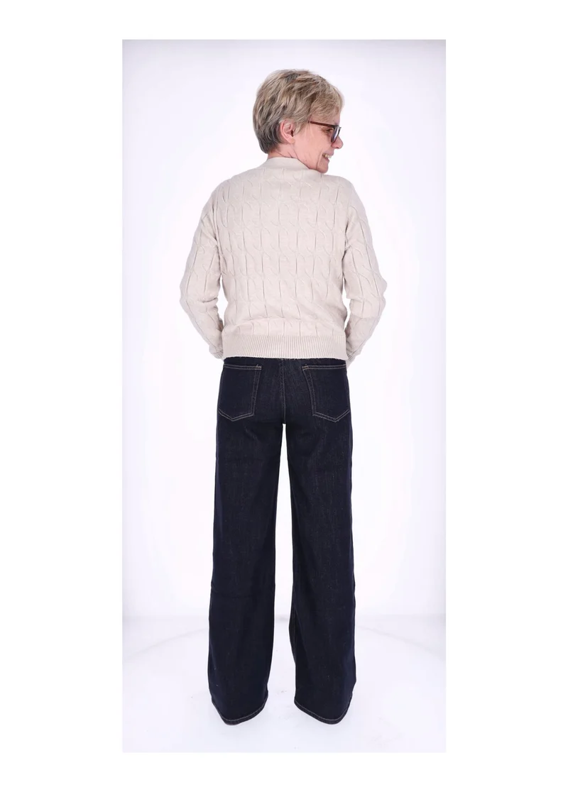 Splash of Color Damen Wide Leg Jeans