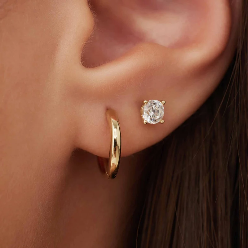 Isabel Bernard Rivoli Morgane 14 Karat | Gold Reif-Ohrringe IB360144