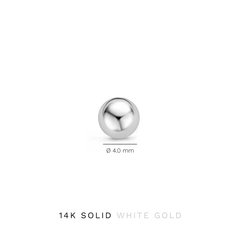 Isabel Bernard Saint Germain Finou 14 Karat | Weißgold Ohrstecker IB360204