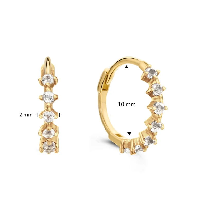 Jackie Gold damen Creolen 585 Gold JKE24.440