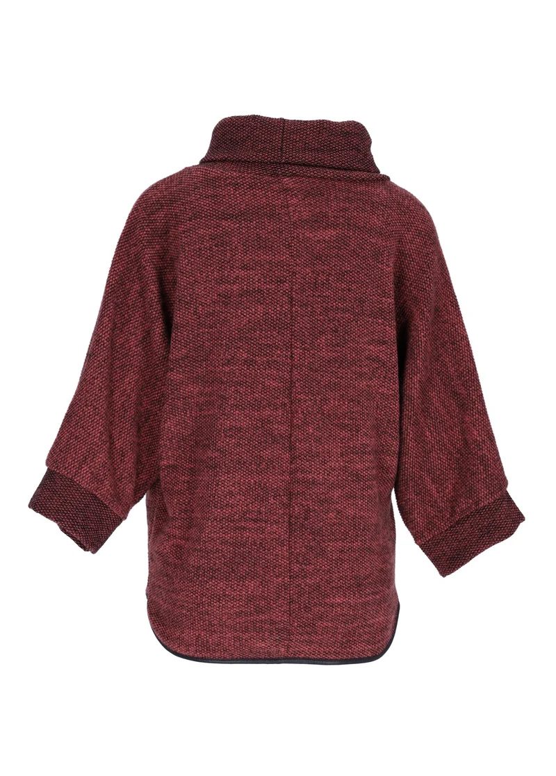 Damen Shirt mit Rollkragen in Lachs