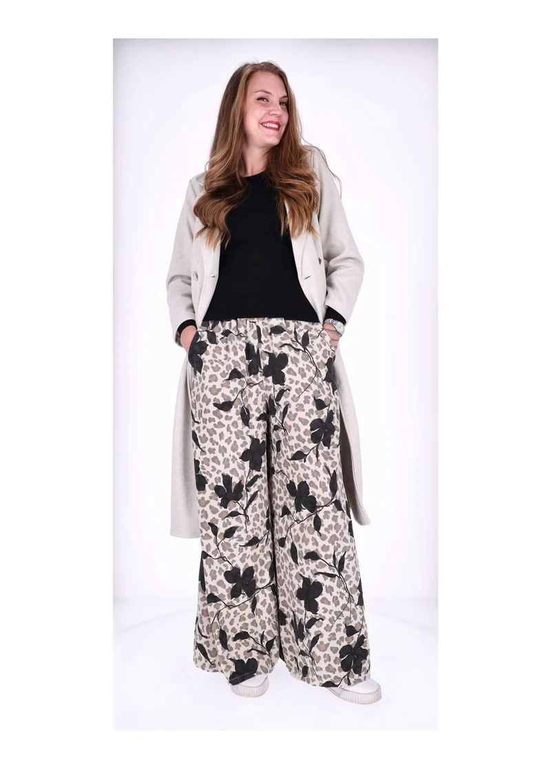 Splash of Color Cordhose Damen Wide Leg