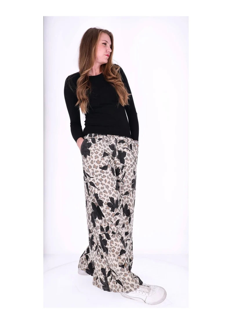 Splash of Color Cordhose Damen Wide Leg