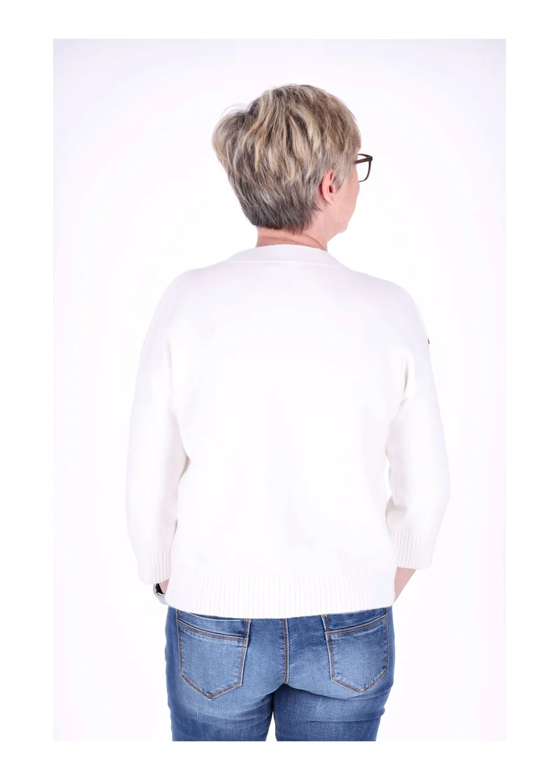 Splash of Color Strickpullover Damen