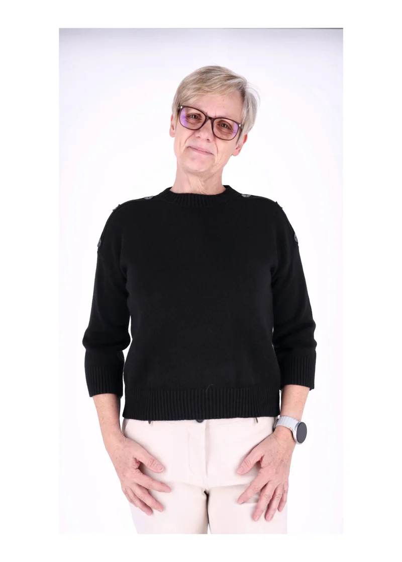 Splash of Color Strickpullover Damen