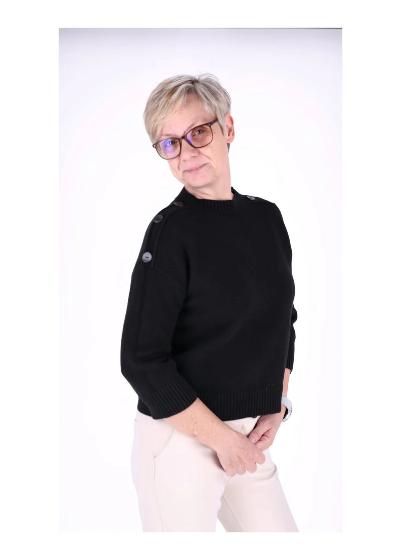 Splash of Color Strickpullover Damen