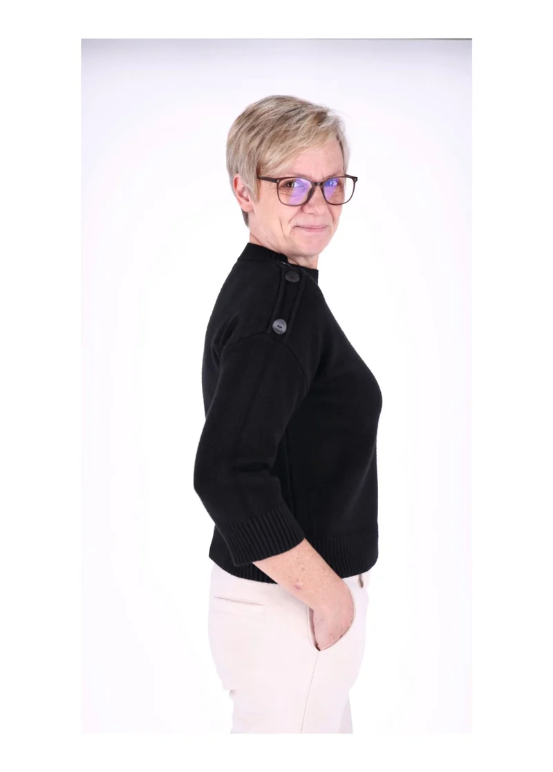 Splash of Color Strickpullover Damen