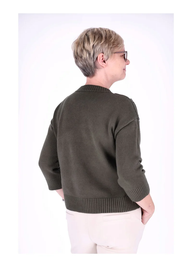 Splash of Color Strickpullover Damen