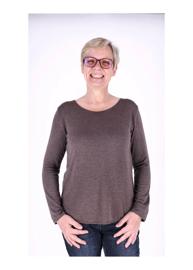 Splash of Color Basic Shirt Damen