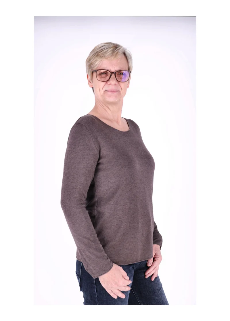 Splash of Color Basic Shirt Damen