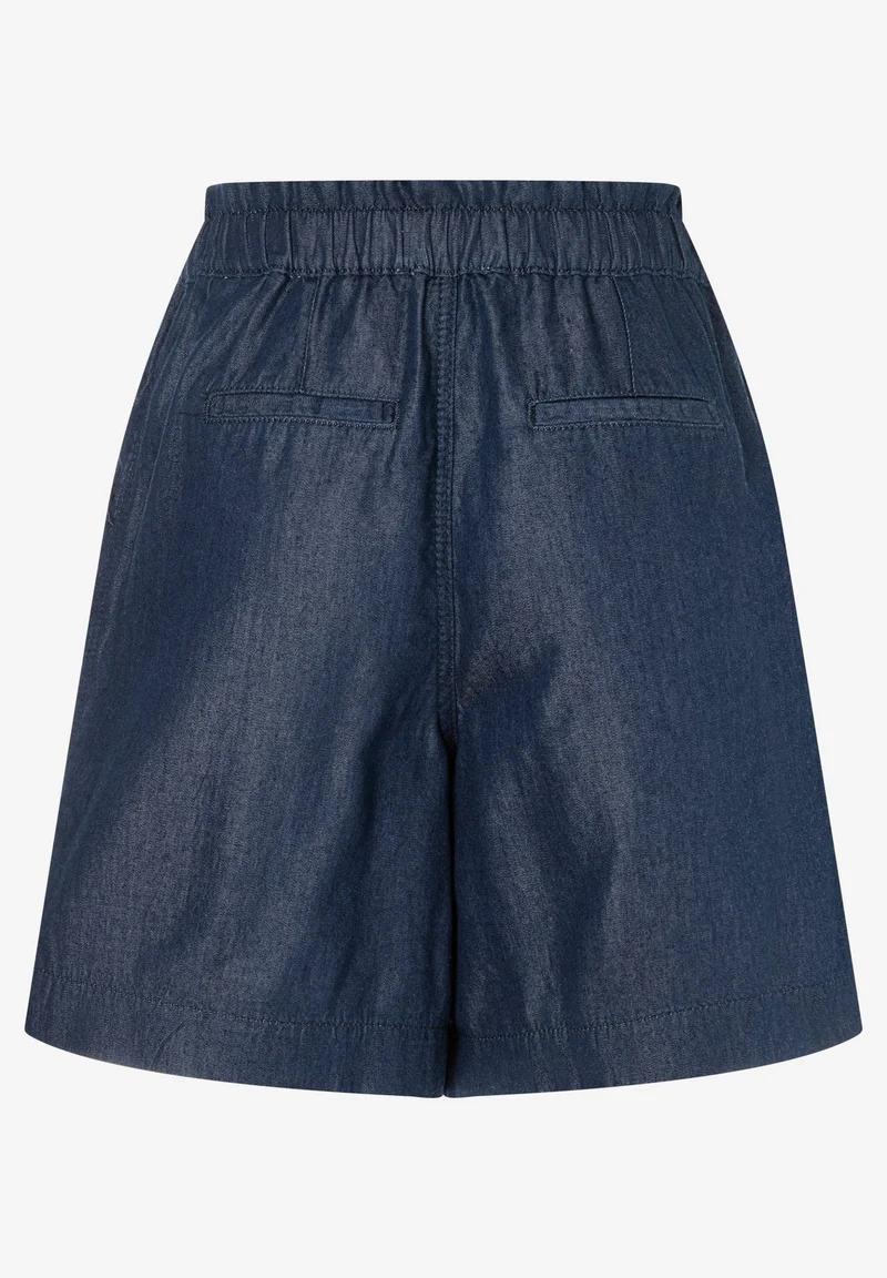 Lyocell Denim Shorts, dark blue denim