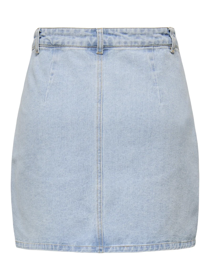 JDYSHIRAZ HW SKIRT DNM, Light Blue Denim