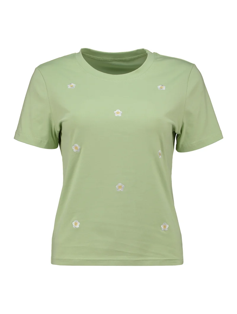 SS C TP Bi44lly, matcha/white flower