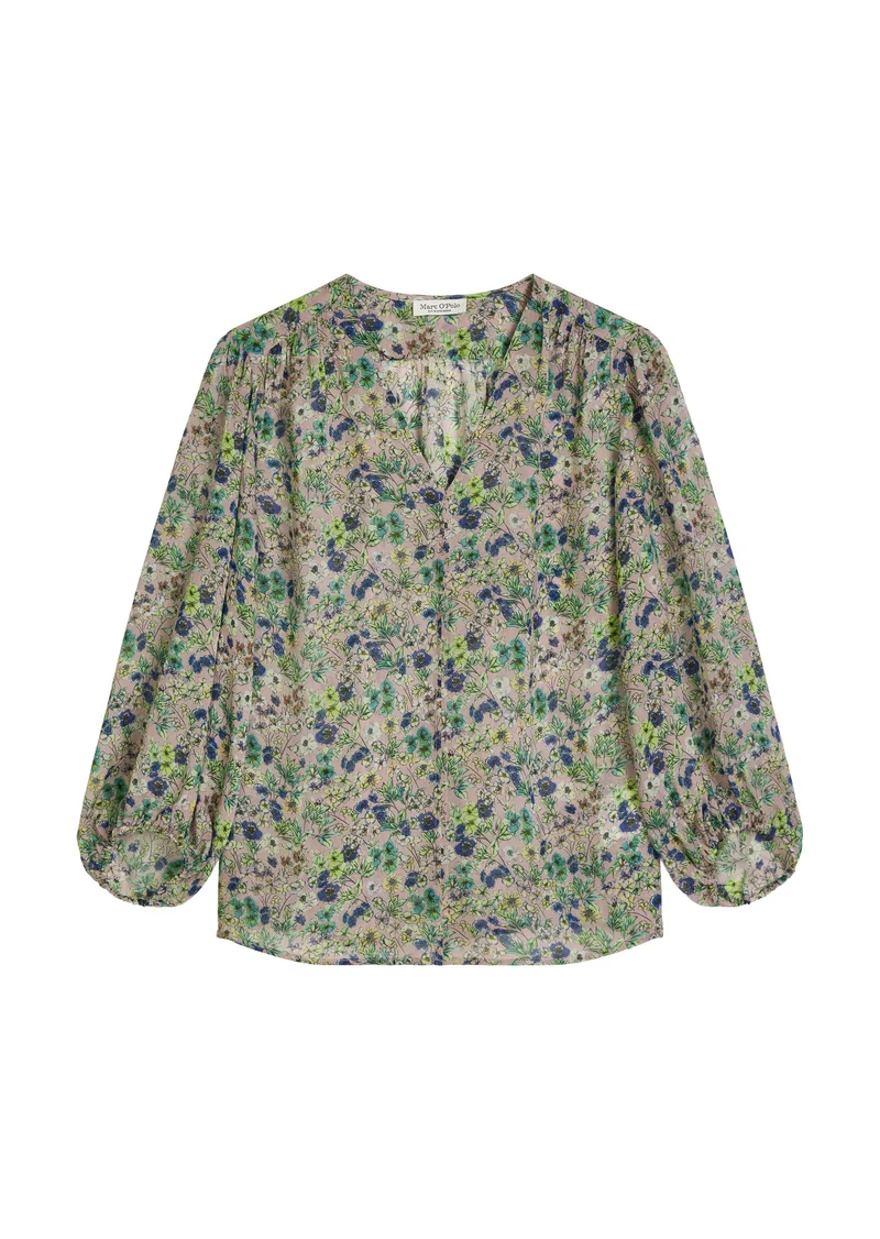 Woven Blouses Longsleeve, Light Pink_Multi_04