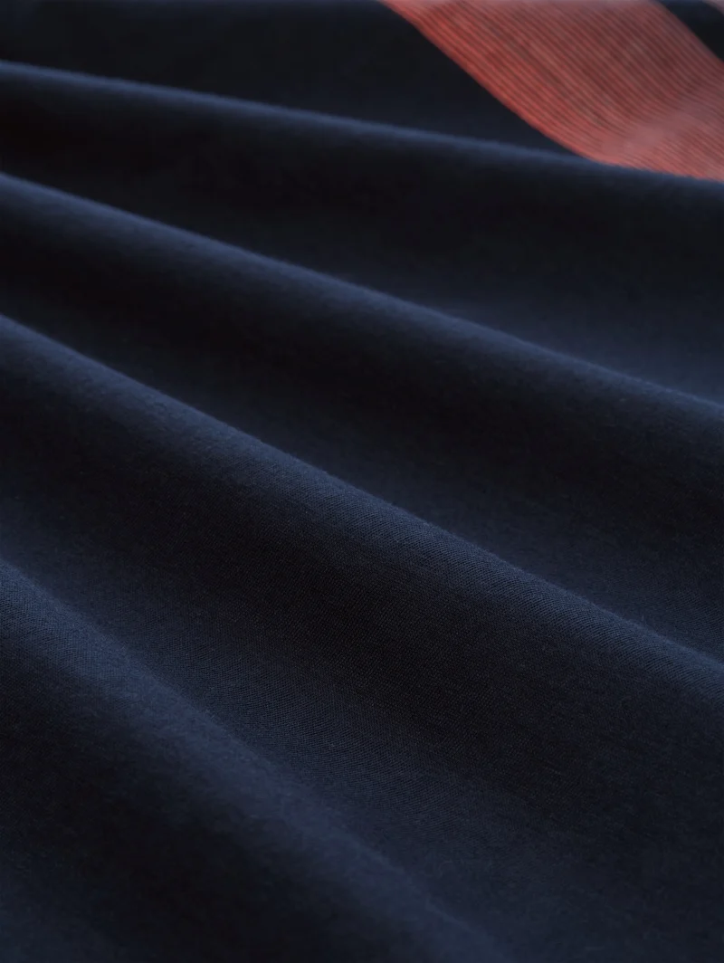 printed t-shirt, sky captain blue