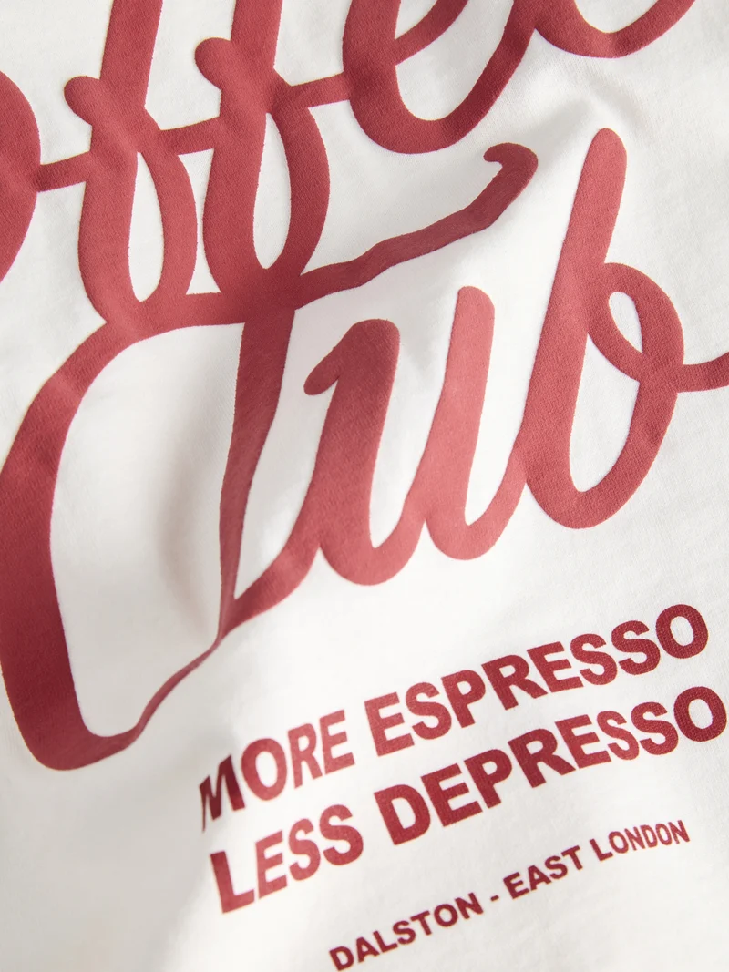JXMILLOW LOOSE SS TEE JRS STYDSS26, Cloud Dancer/COFFEE CLUB