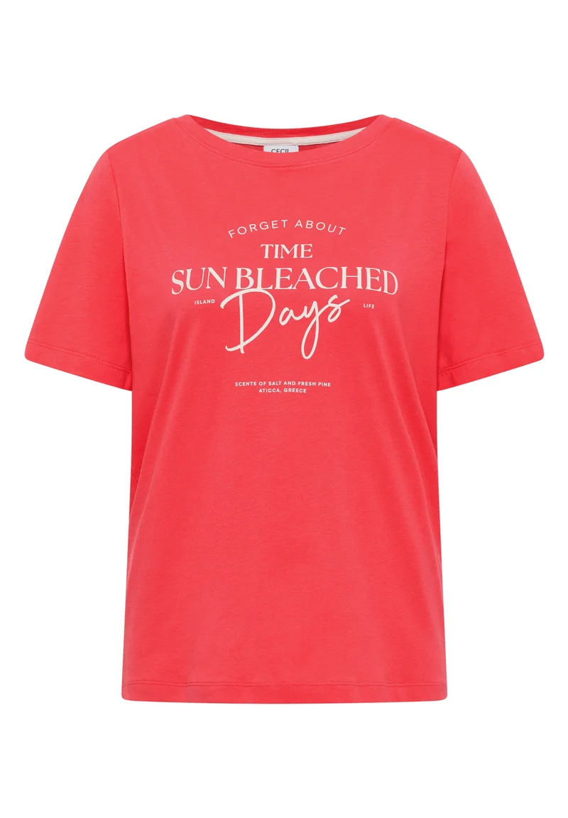 TOS Sun Bleached Days FP Shirt, coral