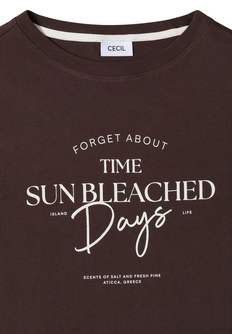 TOS Sun Bleached Days FP Shirt, brown cacao