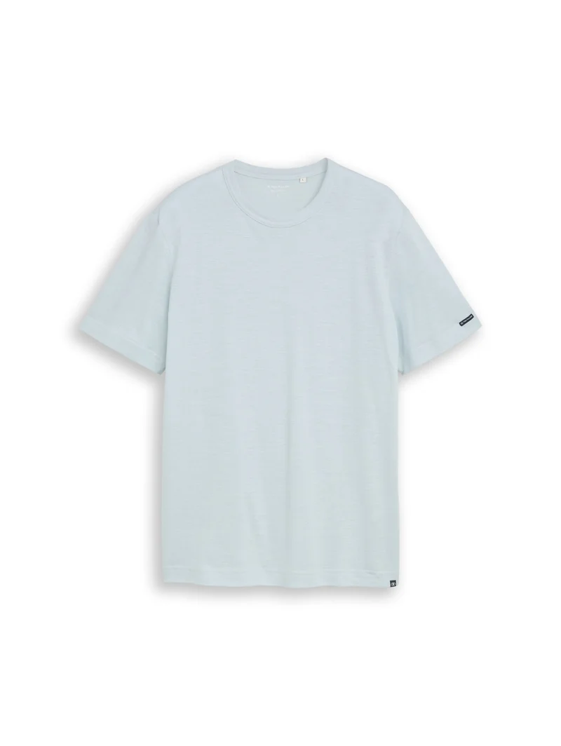 fine striped t-shirt, light blue fine stripe