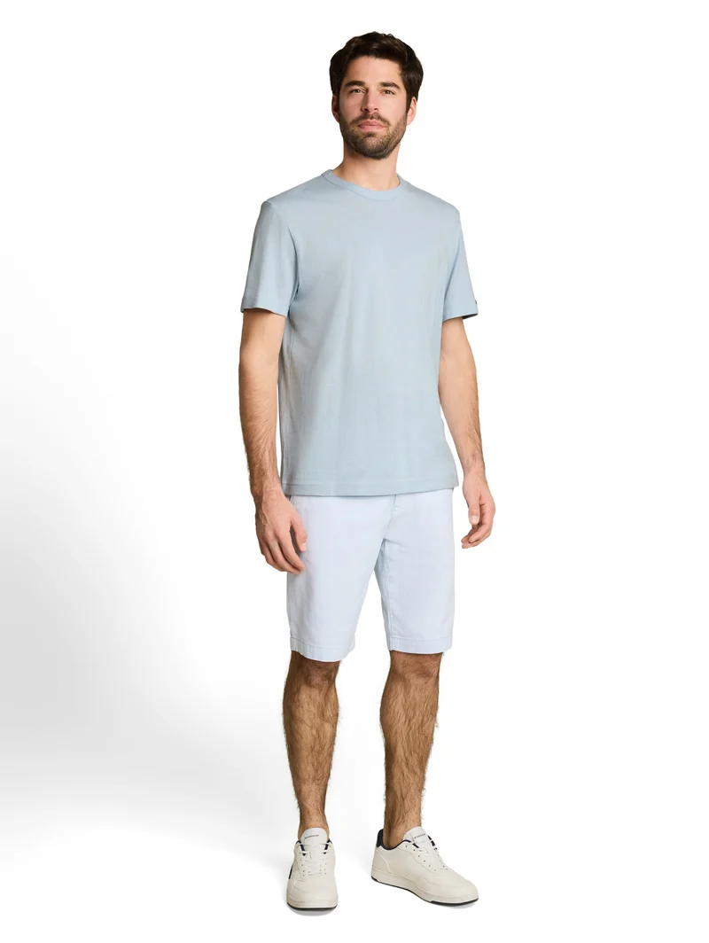 fine striped t-shirt, light blue fine stripe