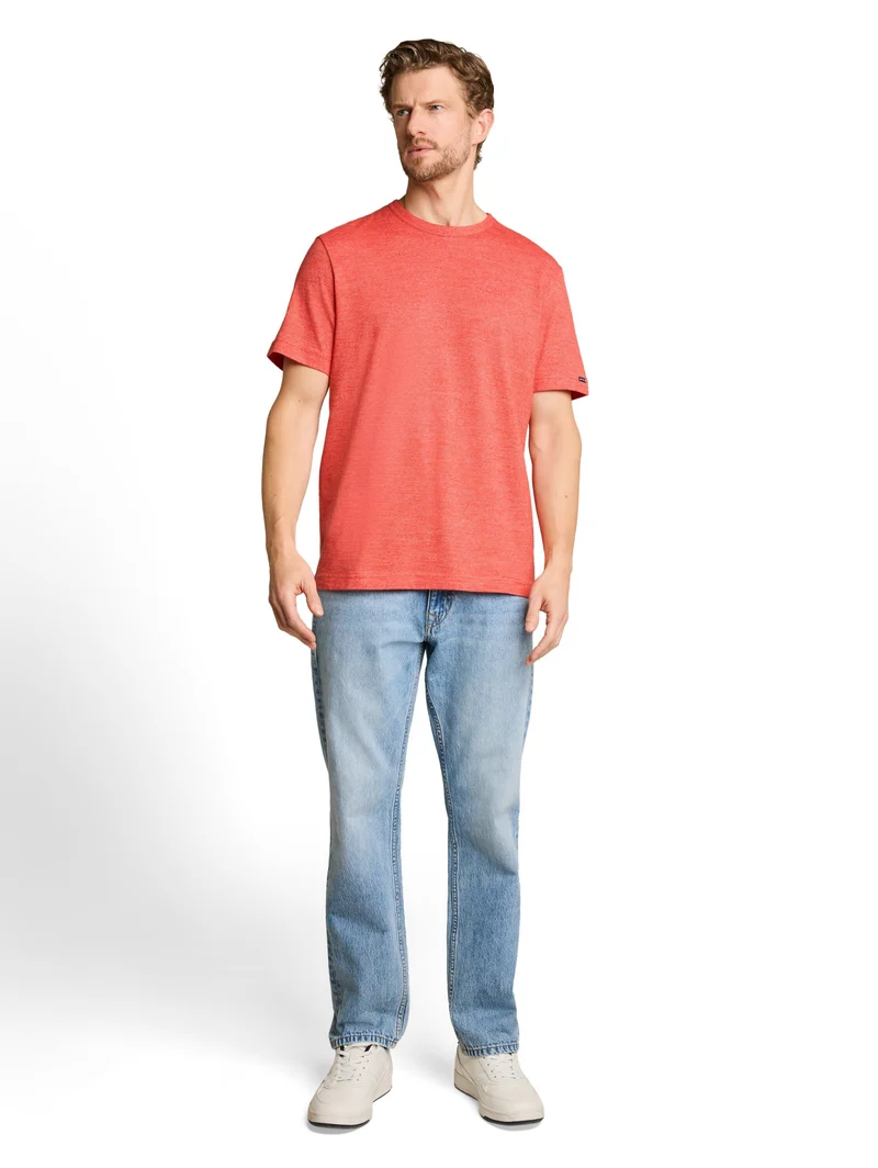 fine striped t-shirt, red fine stripe