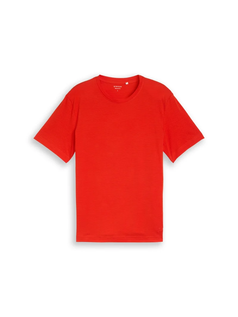 printed t-shirt, orange red