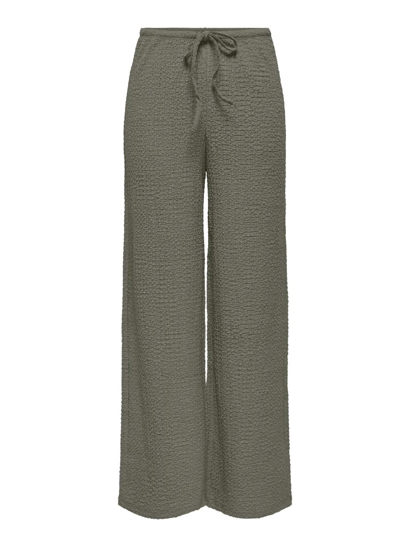 ONLERIKKA HW WIDE CRINKLE PANT PNT, Smokey Olive