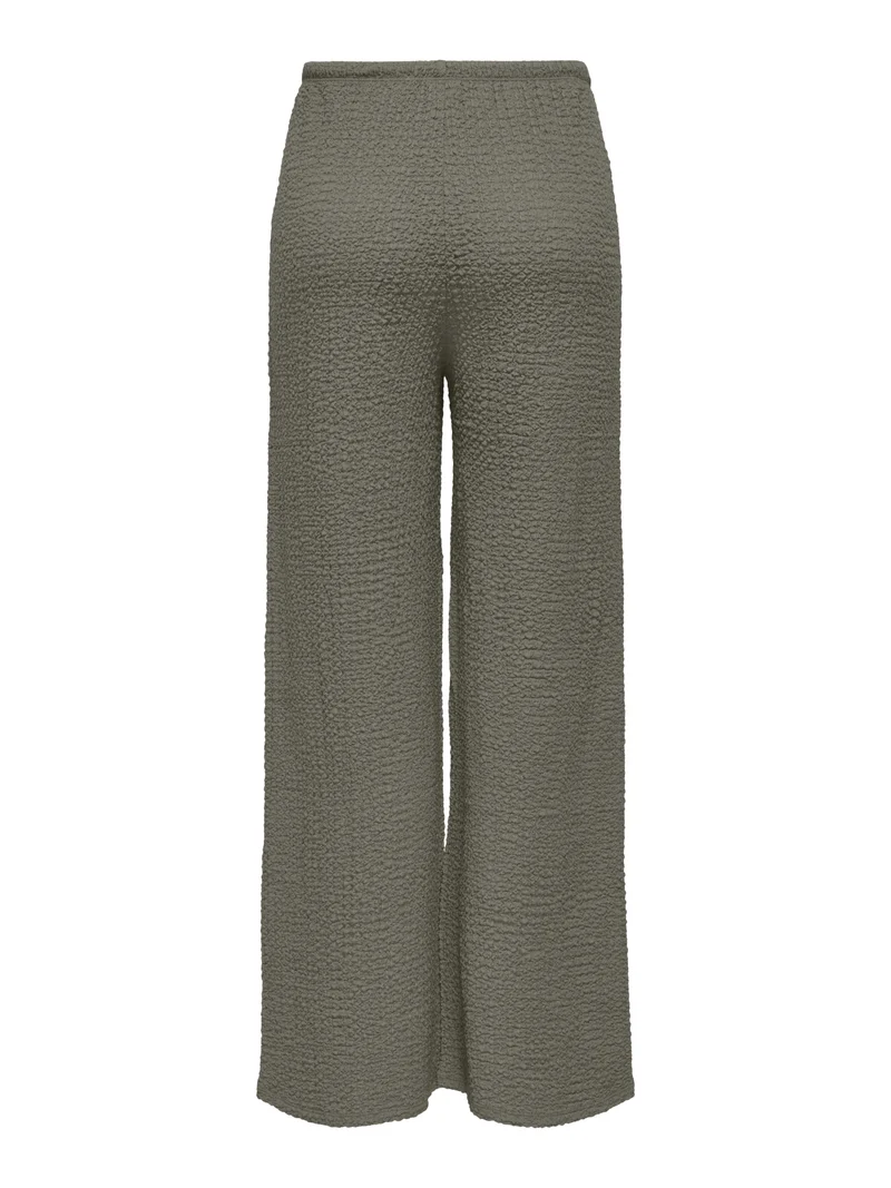 ONLERIKKA HW WIDE CRINKLE PANT PNT, Smokey Olive