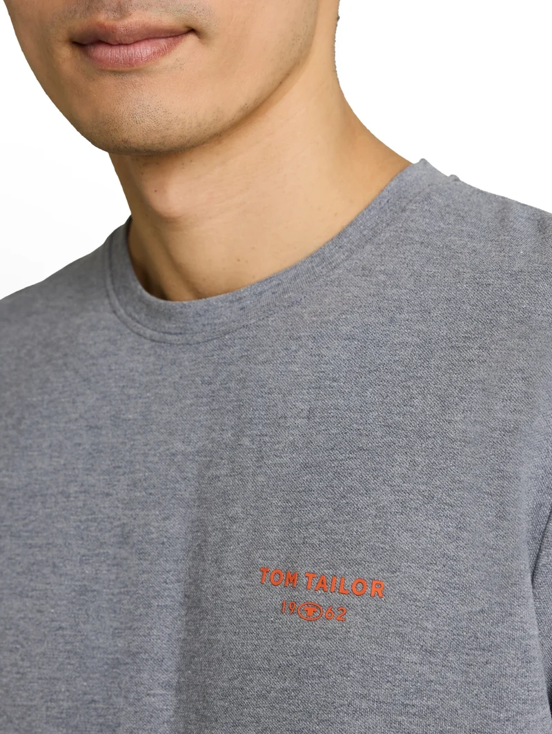 pique t-shirt, sky captain blue