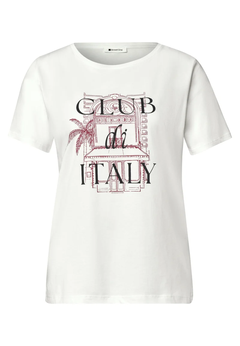 LTD QR shirt w.illustration, off white
