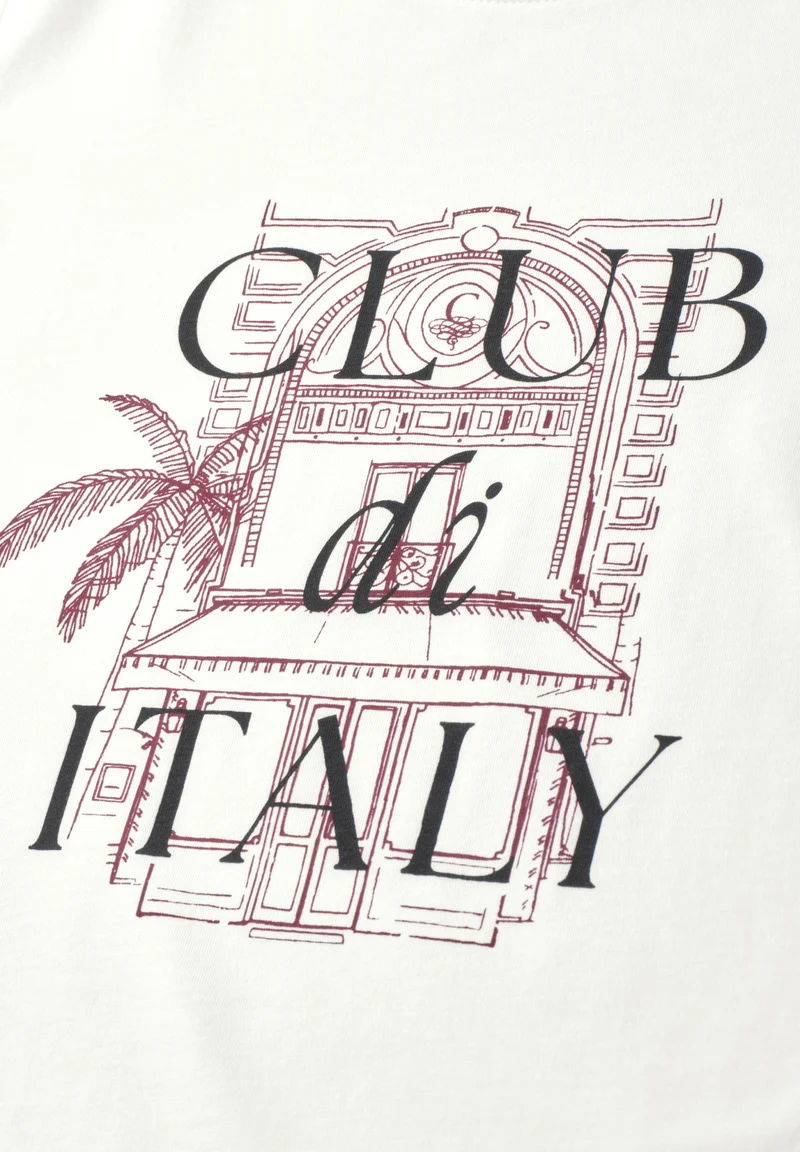 LTD QR shirt w.illustration, off white
