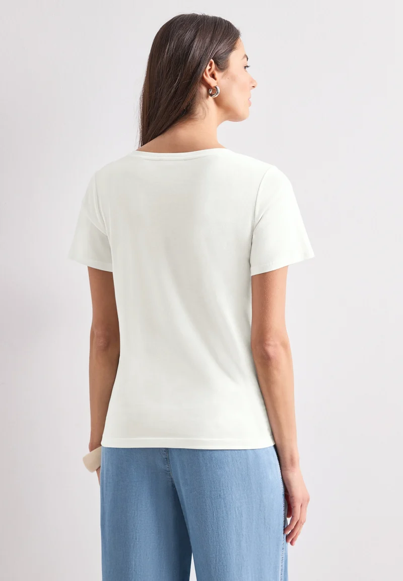 LTD QR shirt w.illustration, off white