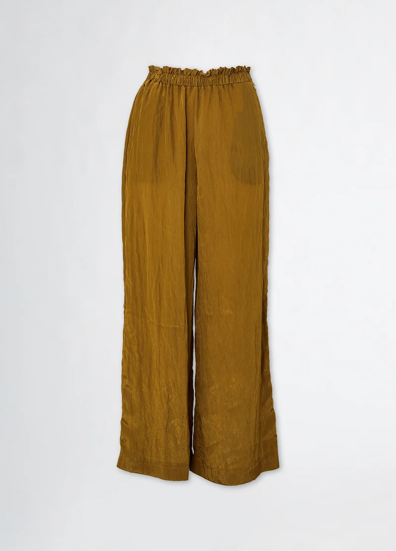 Satin trousers