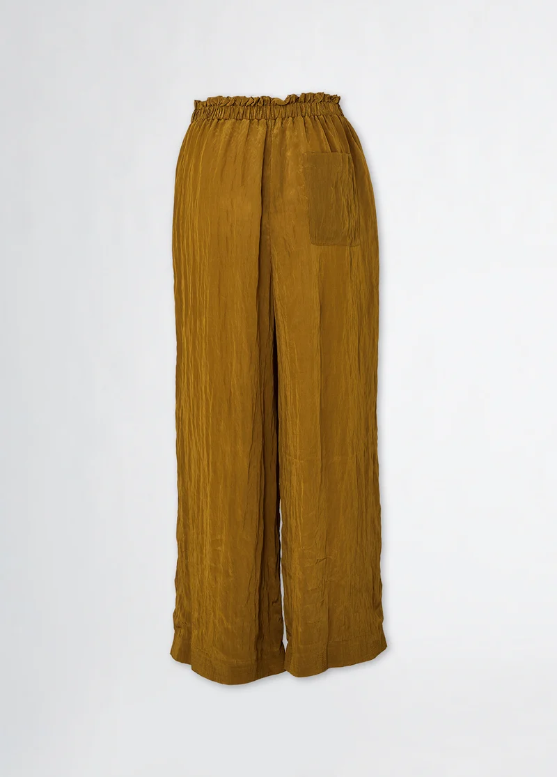 Satin trousers