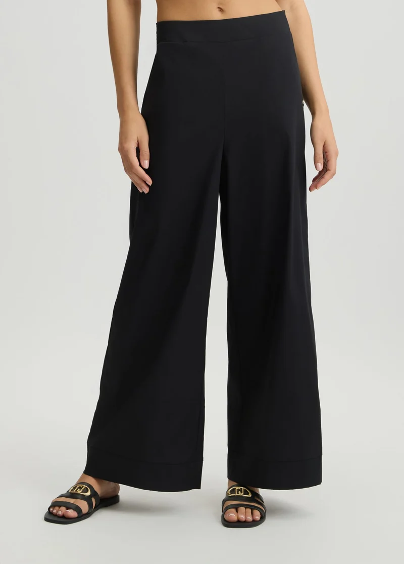 Cotton Palazzo Trousers