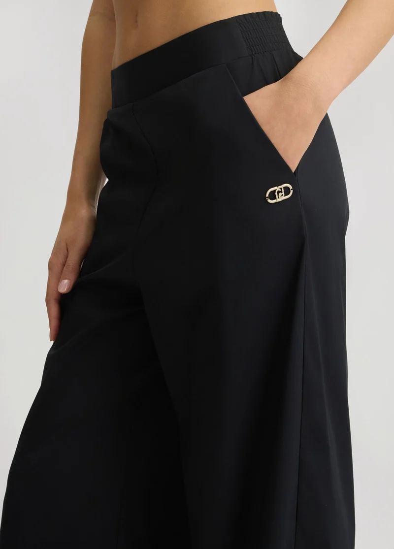 Cotton Palazzo Trousers