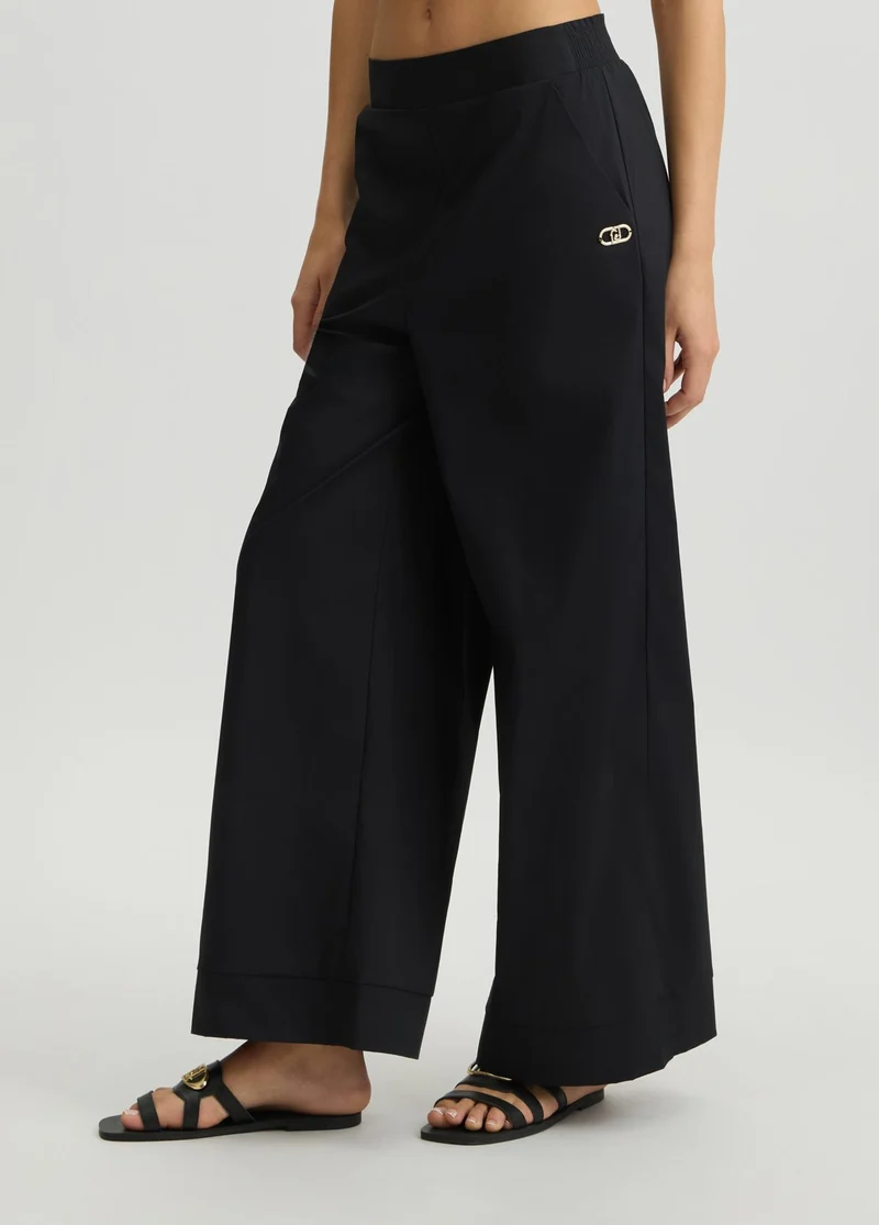 Cotton Palazzo Trousers