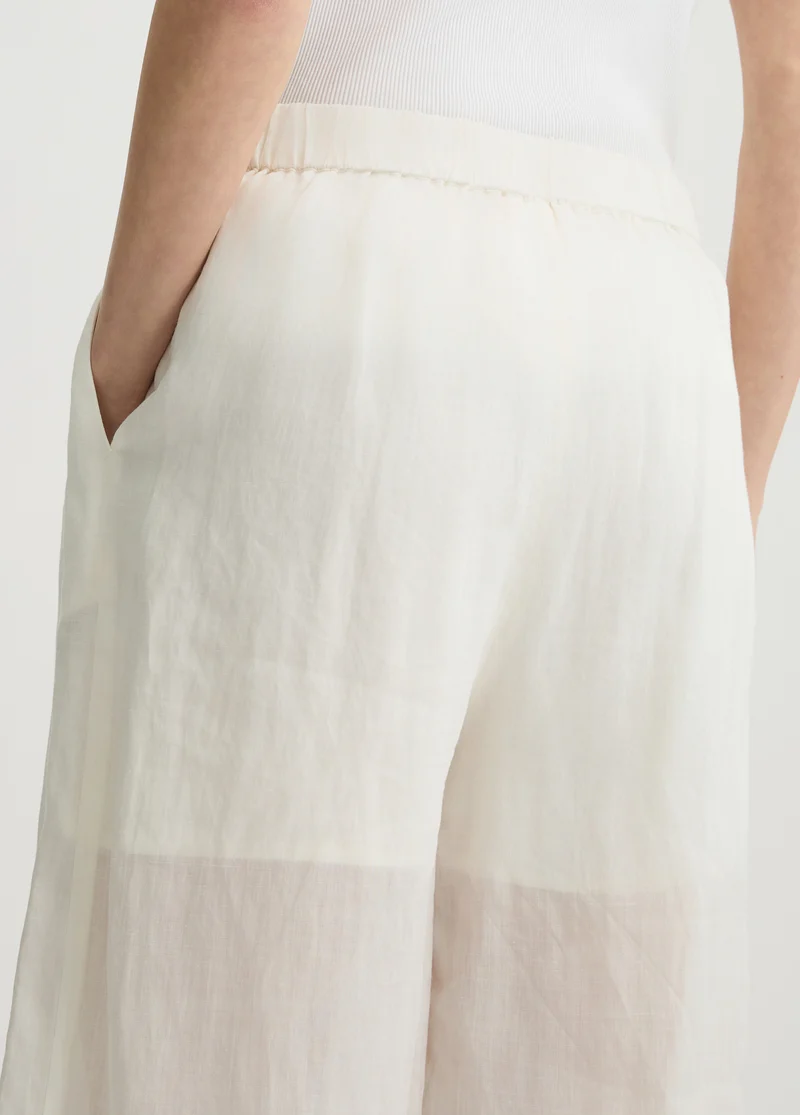 Ramie Palazzo Trousers