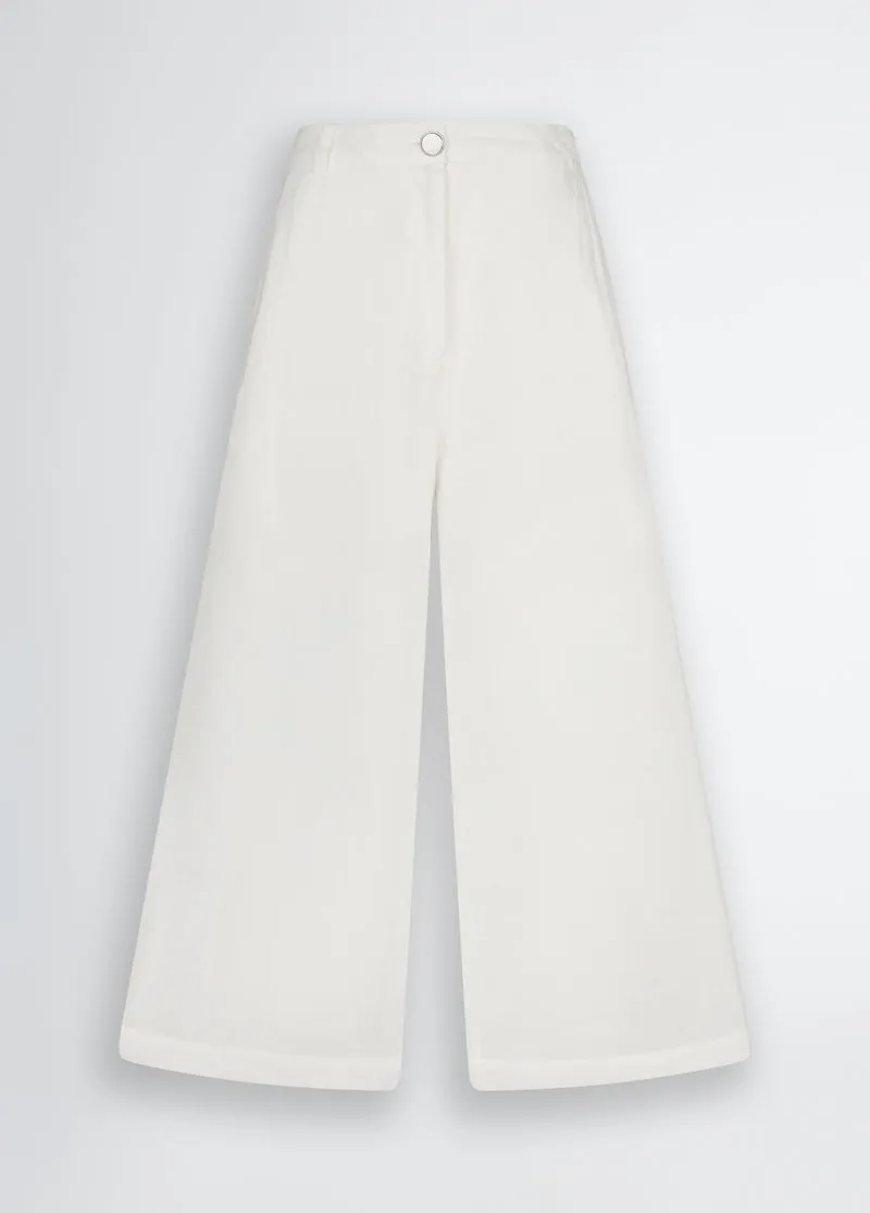 Ramie Palazzo Trousers