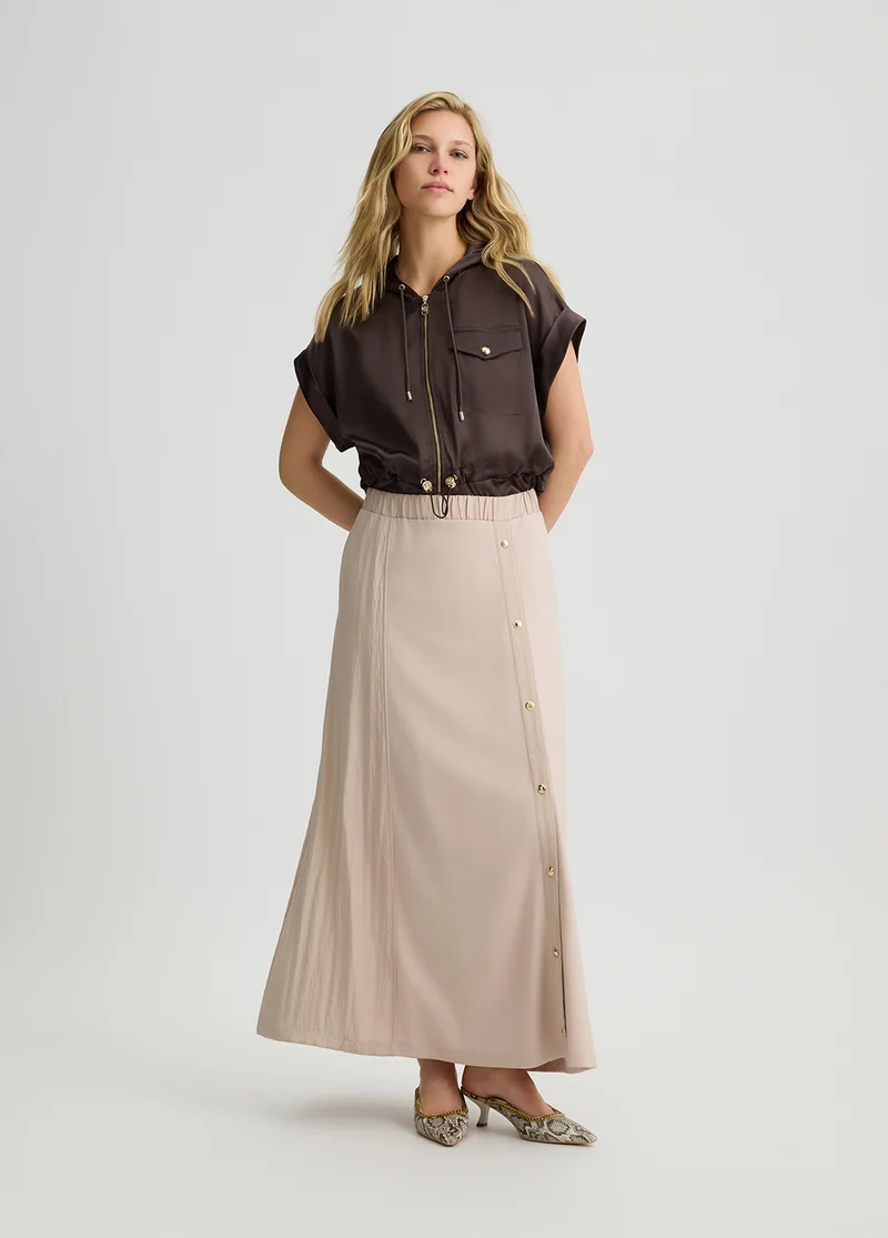 Button-Up Skirt