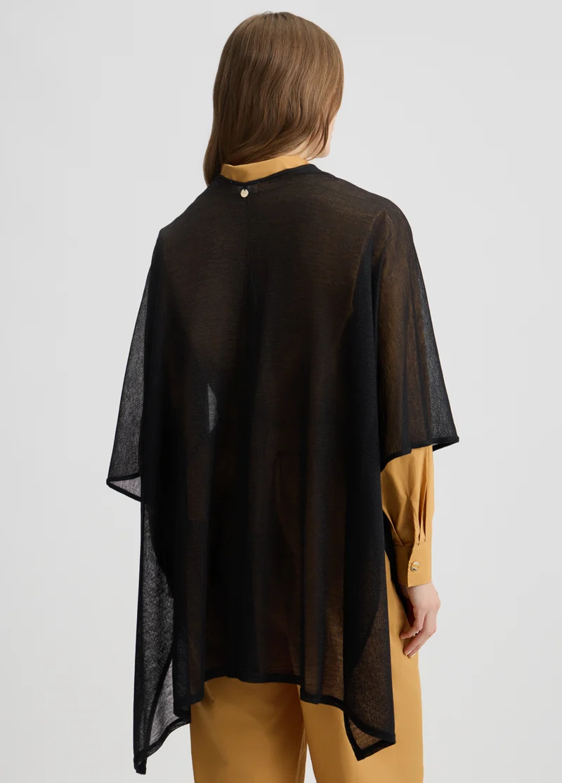 Lurexâ® Knit Poncho