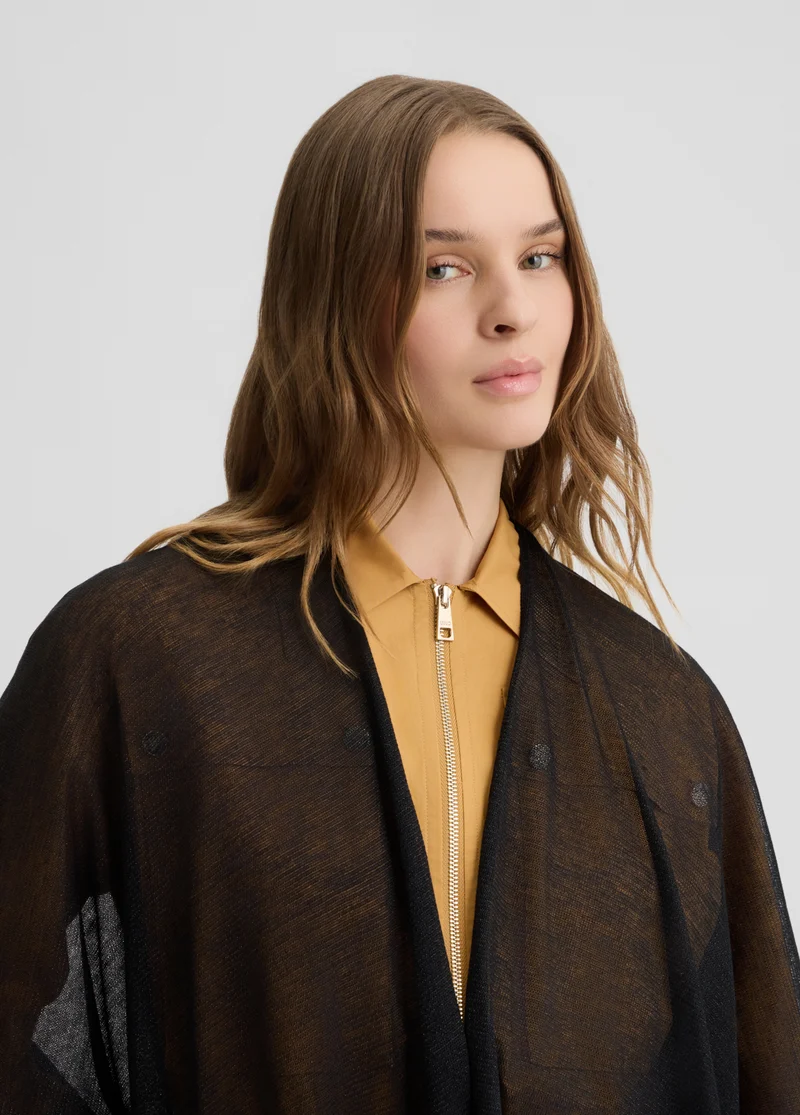 Lurexâ® Knit Poncho