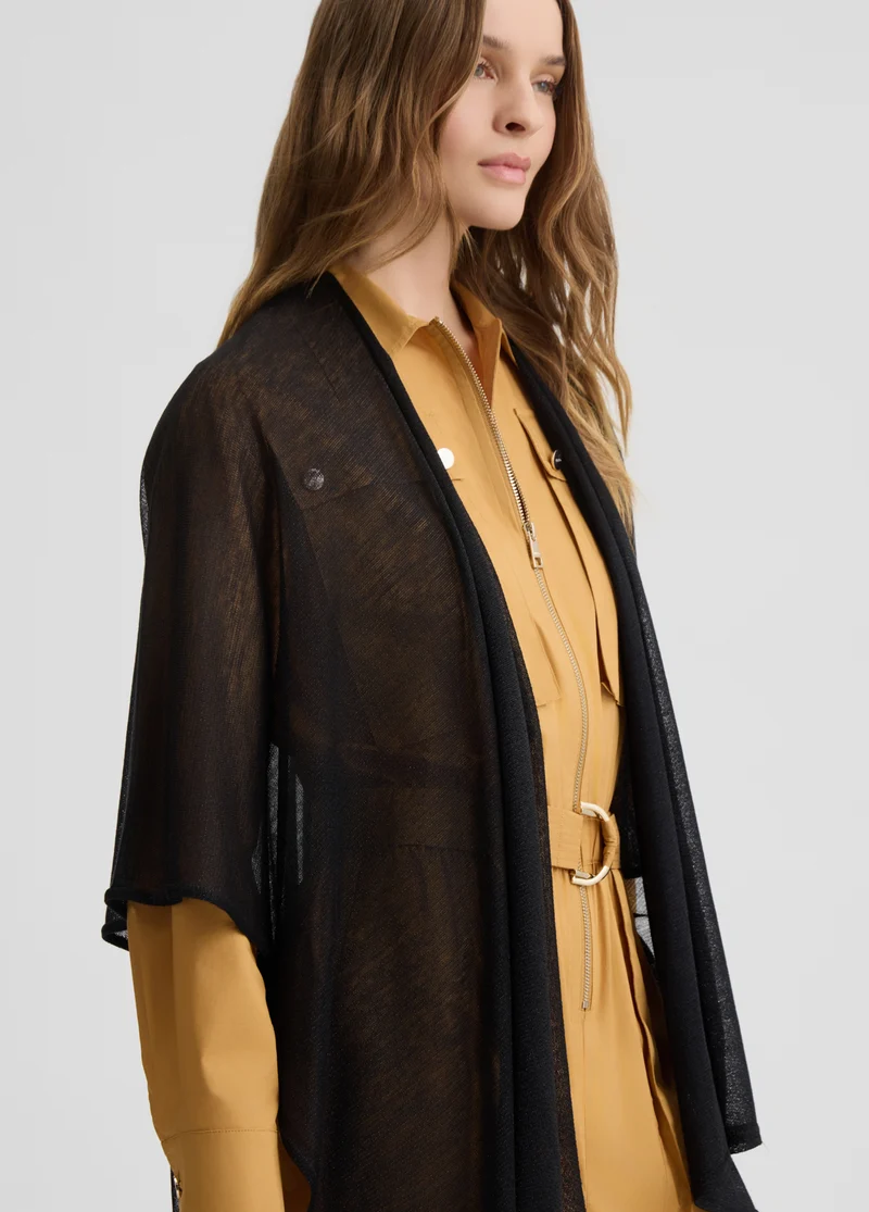Lurexâ® Knit Poncho