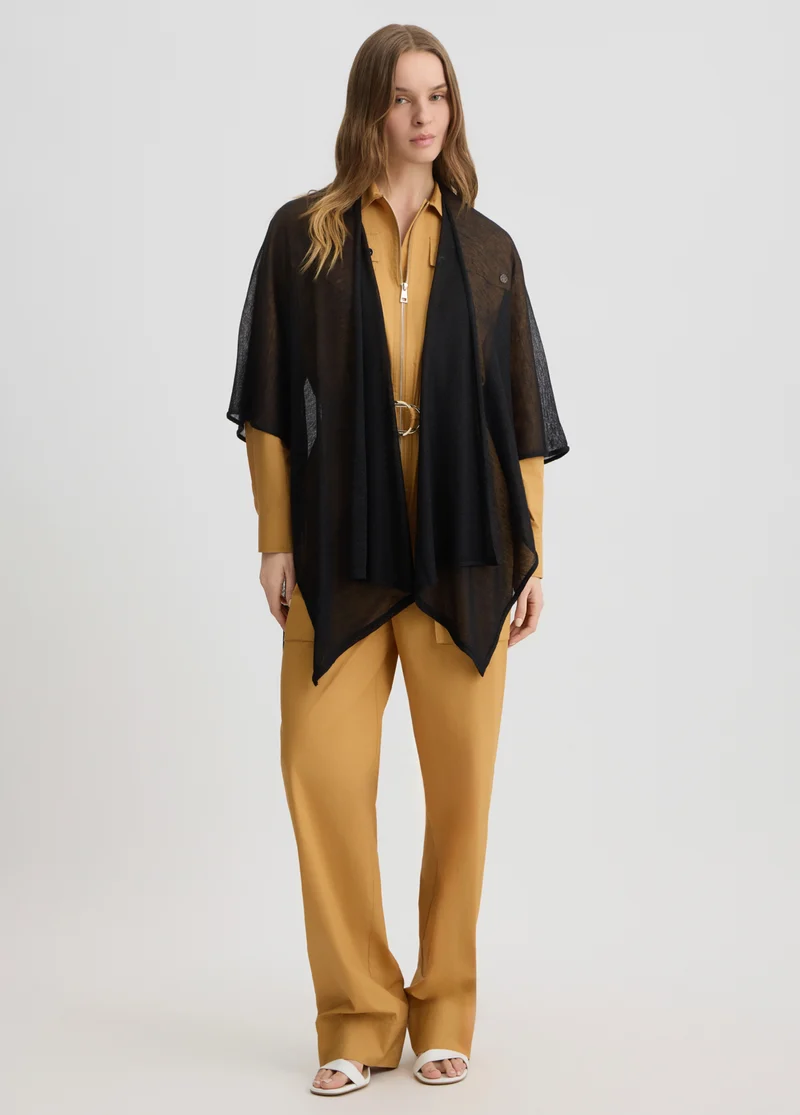 Lurexâ® Knit Poncho
